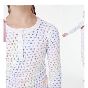 Roller rabbit, disco hearts, kids, PJs, size 12